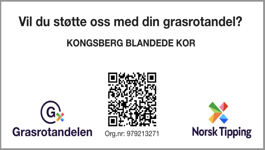 Støtt oss med din Grasrotandel